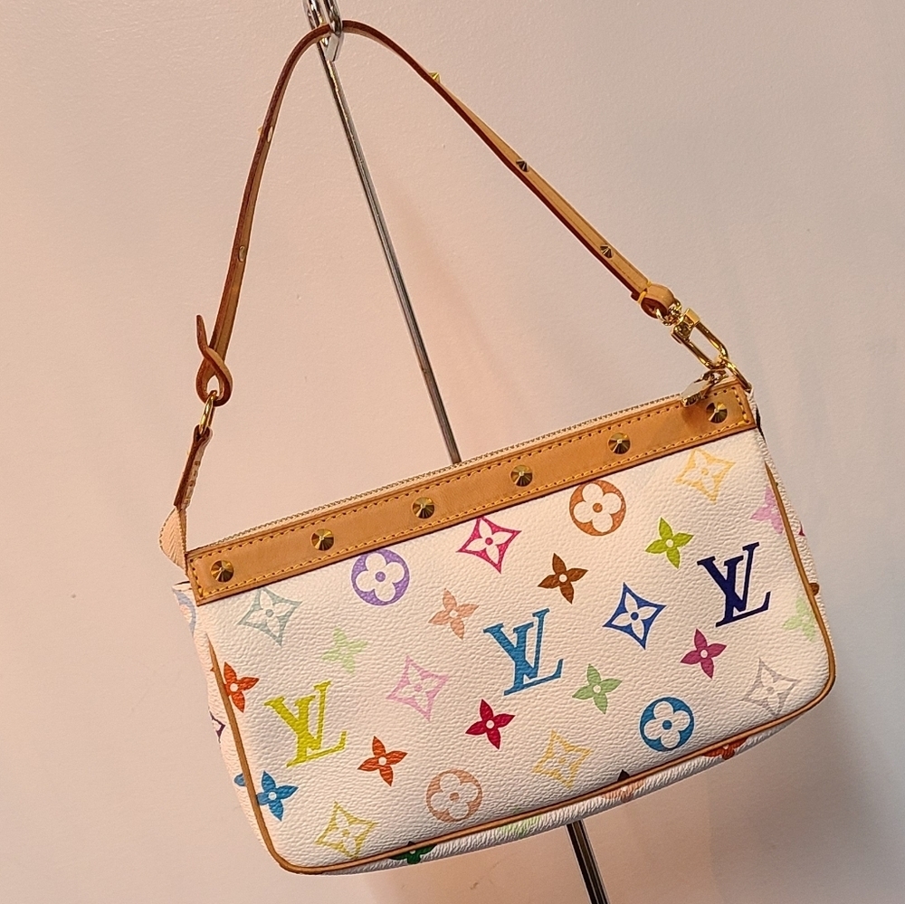 🥳 HOST PICK 🥳 Louis Vuitton Multi-Color Pochette Handbag